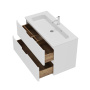 Тумба с раковиной Creto Bravo White 100 см