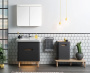 Тумба с раковиной Vitra Sento 78 60836 антрацит