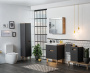 Тумба с раковиной Vitra Sento 78 60836 антрацит