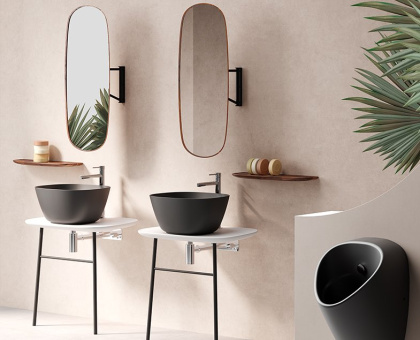 Зеркало для ванной Vitra Plural 64059 темный дуб