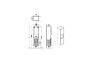 Шкаф-пенал для ванной Vitra Root Classic 40 68517