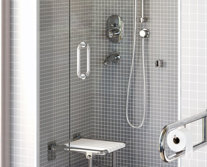 Поручень для ванны, Vitra A44375, хром