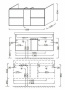 Тумба под раковину Jacob Delafon Soprano 140 см, EB1332, белый, шт