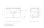 Тумба с раковиной подвесная BelBagno VITTORIA 90 Bianco Lucido, раковина белая