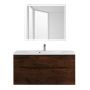 Тумба с раковиной подвесная BelBagno MARINO-H60 120 Rovere Moro, раковина белая