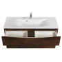 Тумба с раковиной подвесная BelBagno MARINO-H60 120 Rovere Moro, раковина белая
