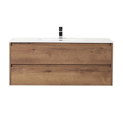 Тумба с раковиной подвесная BelBagno KRAFT 120 Pino Pasadena, раковина белая