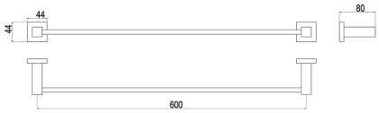 Полотенцедержатель Timo Selene 10053/00