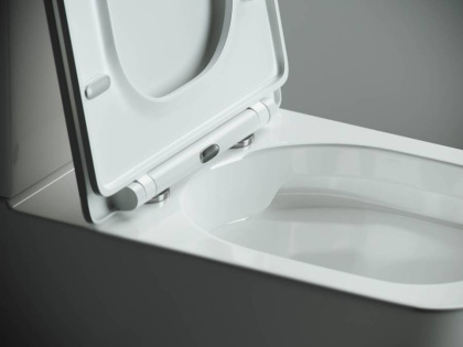 Напольная пристенная чаша унитаза CUBIC Rimless