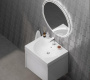 Тумба с раковиной Kerama Marazzi Modula 60 см MO.60.1+1\WHT глянцевый белый