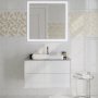 Тумба PLAZA Modern подвесная с ящиками 80, белая глянцевая PLB.M.80.2\WHT