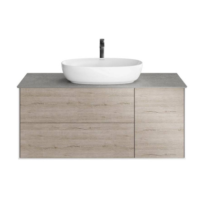 Тумба PLAZA Modern подвесная с ящиками 120, дуб Орегон PLB.M.120.3\OAK.O