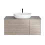 Тумба PLAZA Modern подвесная с ящиками 120, дуб Орегон PLB.M.120.3\OAK.O