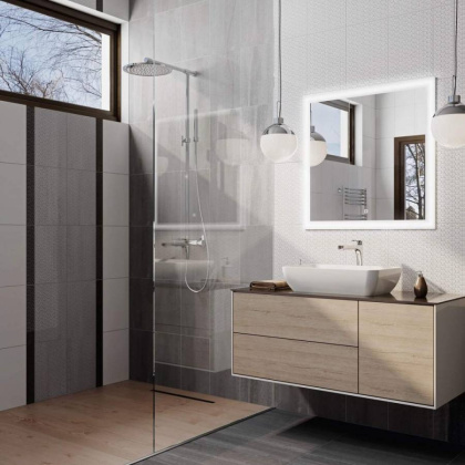 Тумба PLAZA Modern подвесная с ящиками 120, дуб Орегон PLB.M.120.3\OAK.O