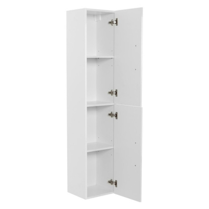 Шкаф подвесной BelBagno AURORA-1600-2A-SC-BL-P-L Bianco Lucido, левосторонний