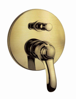 LIRA-VDIM-03 Встраиваемый смеситель для душа с переключателем, золото