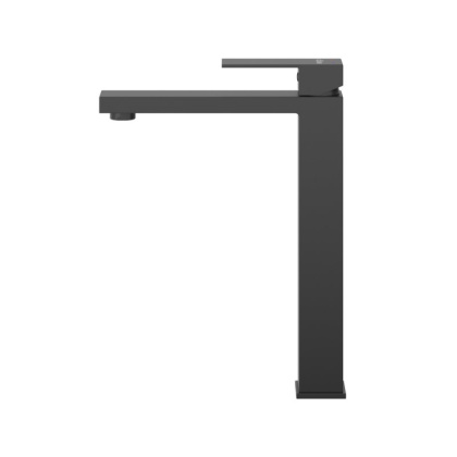 SLIDER-LC-IN-W0 Смеситель для накладной раковины однорычажный, без донного клапана, сатин
