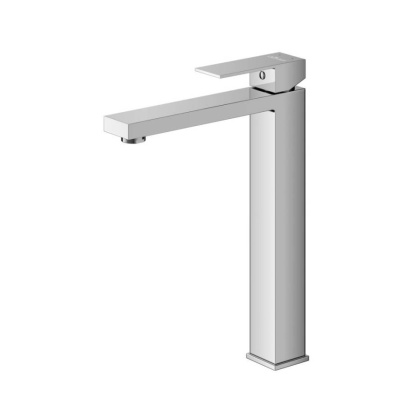 SLIDER-LC-NOP-W0 Смеситель для накладной раковины однорычажный, без донного клапана, черный матовый