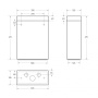Бачок CEZARES STYLUS CZR-151-T