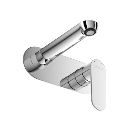 STYLUS-BLI1-NOP-W0 Смеситель для раковины встраиваемый с внутренней частью, без донного клапана, черный матовый