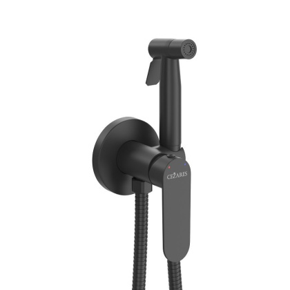 STYLUS-DIF-NOP Гигиенический душ со смесителем, черный матовый