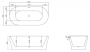 Акриловая ванна BELBAGNO BB405-1500-800