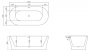 Акриловая ванна BELBAGNO BB405-1500-800