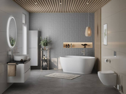 Акриловая ванна BELBAGNO BB413-1700-800-MATT