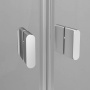 W88E-205-080MT64 X-Joy Twin Slide,  Душевое ограждение c поддоном, 80x80, профиль мат Хром