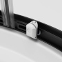 W88E-205-080BT64 X-Joy Twin Slide,  Душевое ограждение c поддоном, 80x80, профиль Черный