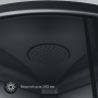 W90C-401-090BT Gem кабина душевая 90x90, 1/4 круга,  профиль Черный, стекло прозрачное