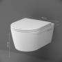 C8F1700MWSC Func подвесной унитаз 49 см FlashClean с сиденьем микролифт, бел мат