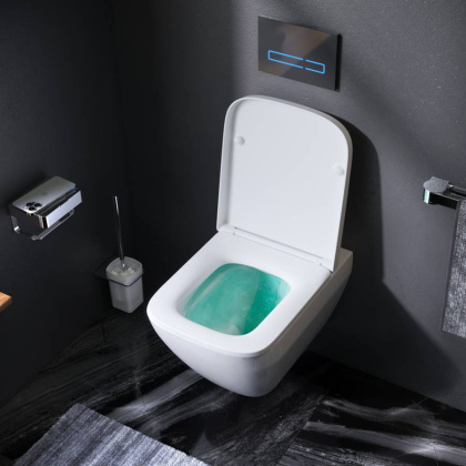 C701701SC Spirit V2.0 Square подвесной унитаз FlashClean с сиденьем микролифт