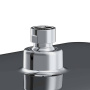 940050000 Merkur верхний душ, квадрат, Хром