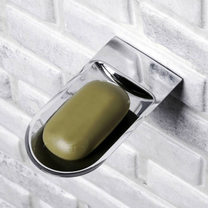 Мыльница решетка Kammel, 8х2,5х14,5 см, хром, K-8369