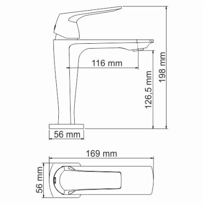 Neime 1903 Смеситель для раковины Wasserkraft