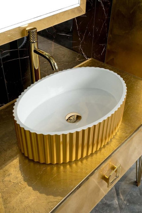 Консоль LUCIDO 80 см Поталь GoldFoil 770-080-Foil Boheme