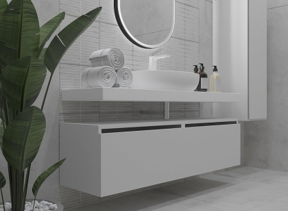 Ящик под столешницу 100см WHITE глянец VALLESSI UNO-S 897-100-W Boheme
