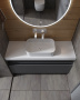 Ящик под столешницу 120см АНТРАЦИТ глянец VALLESSI UNO-S 897-120-A glossy Boheme