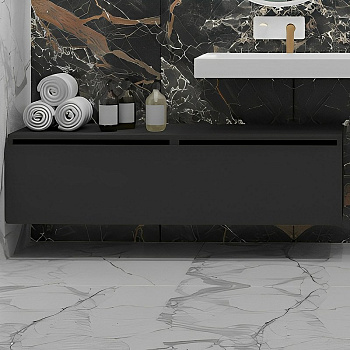Ящик под столешницу 140см АНТРАЦИТ глянец VALLESSI UNO-S 897-140-A glossy Boheme