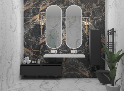 Ящик под столешницу 140см АНТРАЦИТ глянец VALLESSI UNO-S 897-140-A glossy Boheme