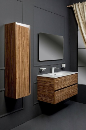 Тумба без раковины Vallessi 100*46cm ZEBRANO 2 полки 837-100-Z Boheme