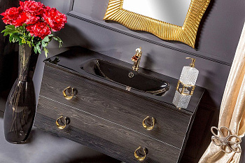 Тумба 100см*48 (52) BLACK WOOD 831-100-BW Boheme