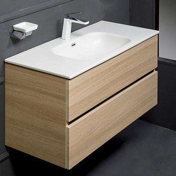 Тумба без раковины Vallessi 140*46cm LIGHT OAK 4 полки 837-140-LA Boheme