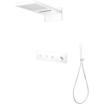 Душевая система скрытого монтажа Boheme Fusion Matt White