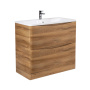 Тумба с раковиной напольная  BelBagno ACQUA 80 Bianco Lucido, раковина белая