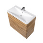 Тумба с раковиной напольная  BelBagno ACQUA 80 Bianco Lucido, раковина белая