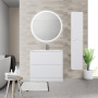 Тумба с раковиной напольная  BelBagno ACQUA 80 Bianco Lucido, раковина белая