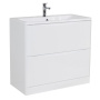 Тумба с раковиной напольная  BelBagno ACQUA 80 Bianco Lucido, раковина белая