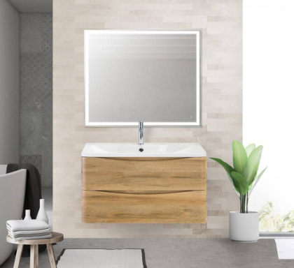 Тумба с раковиной подвесная  BelBagno ACQUA 80 Bianco Lucido, раковина белая